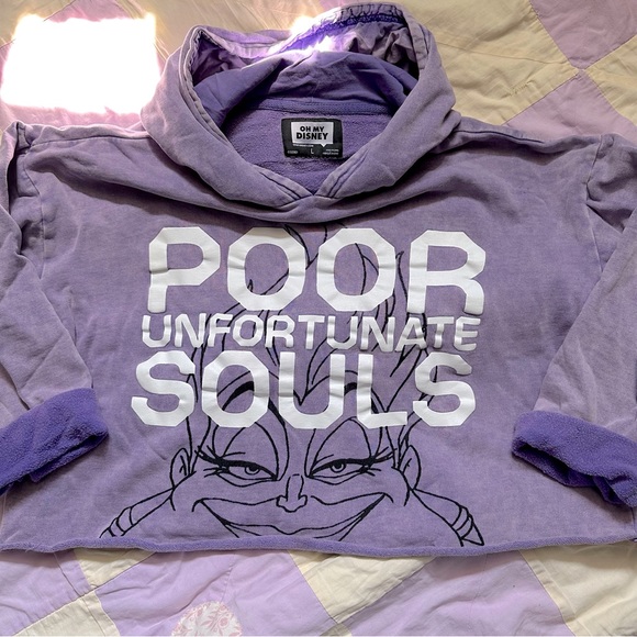 Disney Ursula Cropped Hoodie - Picture 2 of 5